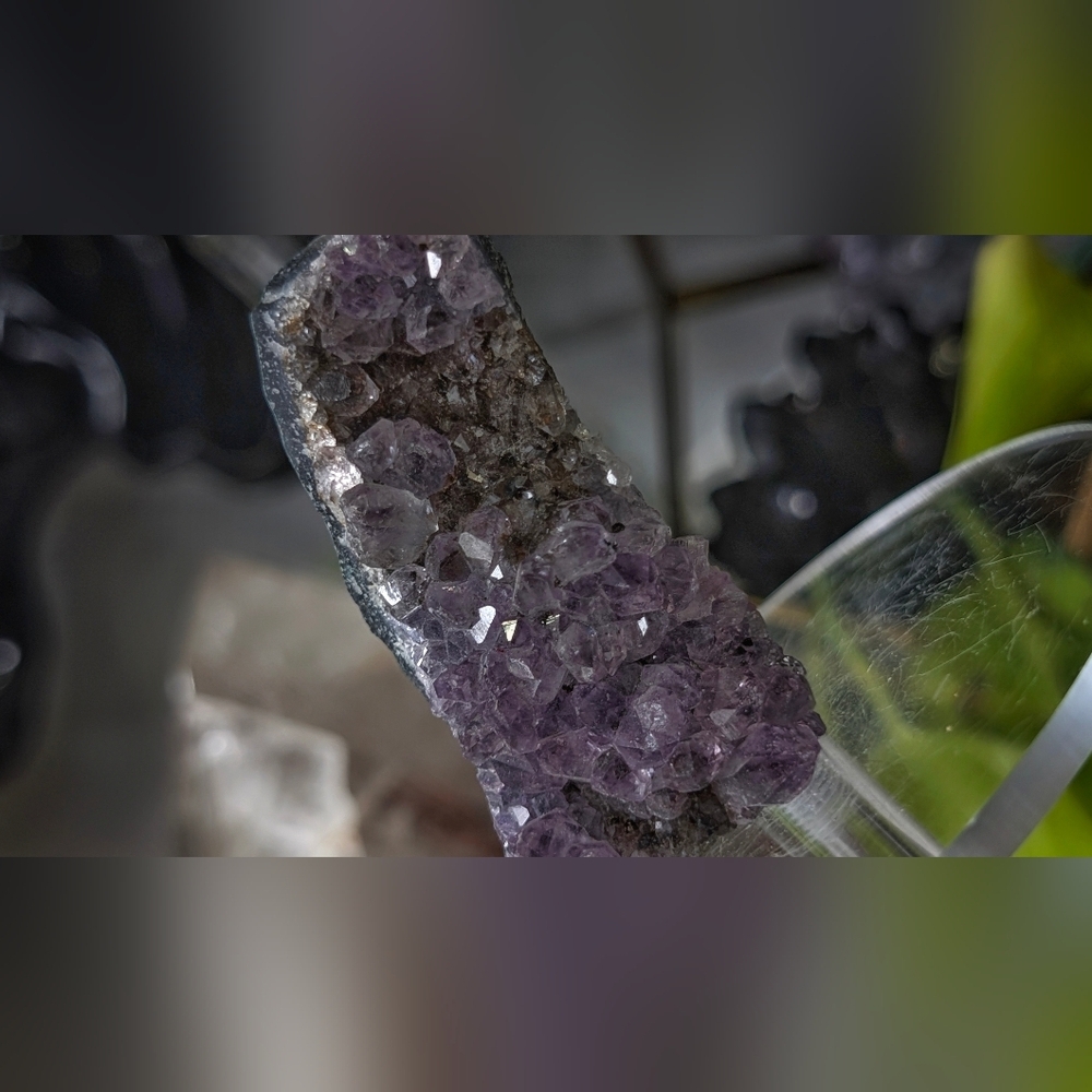 Smokey Amethyst Crystal Cluster